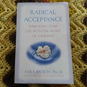 Radical Acceptance by Tara Brach - White & Blue Paperback